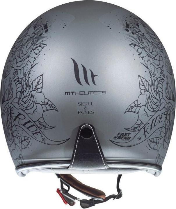 Immagine prodotto MT Helmets casco jet le mans 2 sv skull & roses a2 (53 - 54 cm, XS)