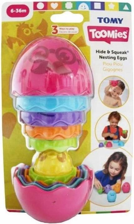 Image du produit Tomy Toomies - Hide & Squeak Nesting Eggs - Rouge