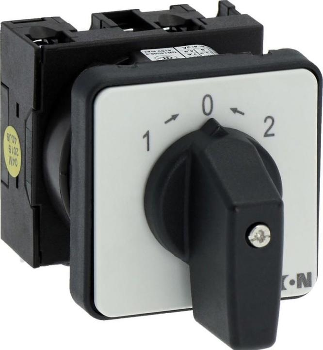 Actual product image Eaton T0-1-8214/E Change-over switch 019863 Kont2 20A 2>0 1 45° momentary Mounting