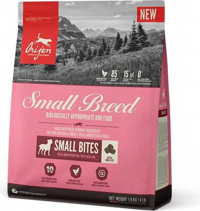 Actual product image Orijen Small Breed (Adult, 1 pcs., 1800 g)