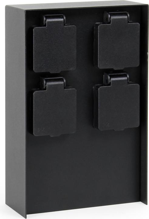 Produktbild Wiltec Gartensteckdose 4fach Aussensteckdose IP44 Steckdosensäule Steckdose
