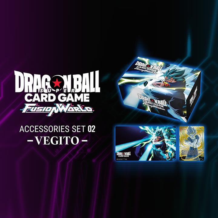 Actual product image Dragon Ball Fusion Wrold Accessories Set 02 - Vegito EN (English, Booster Pack)