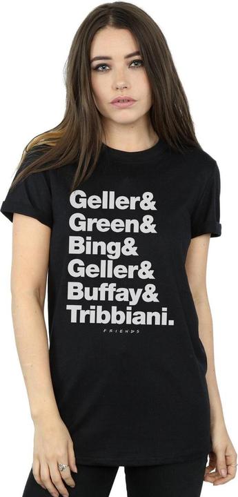 Produktbild Friends Surnames Text TShirt (XL)