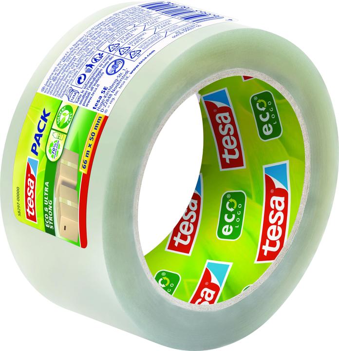 Produktbild tesa tesapack® Eco & Ultra Strong Paketklebeband, lösemittelfrei (50 mm)