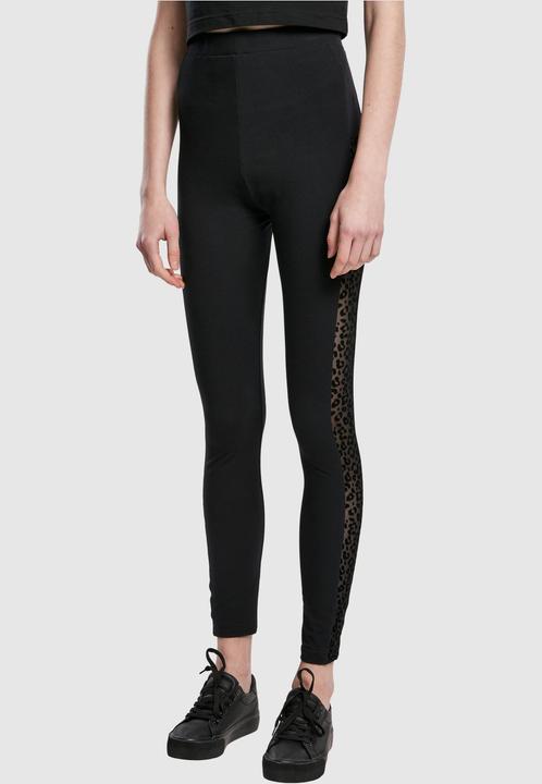 Produktbild Urban Classics Ladies Flock Lace Stripe Leggings (5XL)