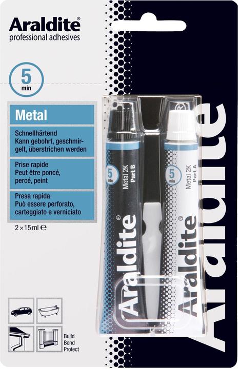 Immagine prodotto Araldite Metallo (60 g, 30 ml)