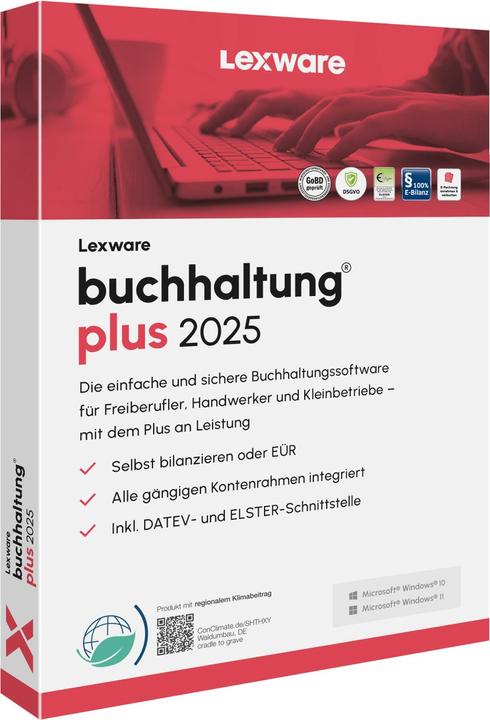 Produktbild Lexware buchhaltung plus 2025 Jahresversion (365-Tage) (1 User, 12 Monate)