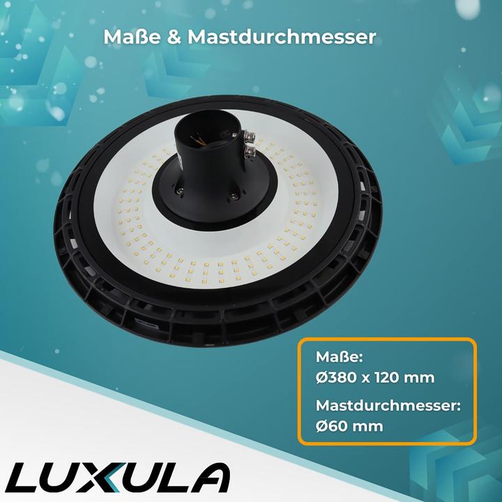 Immagine prodotto Luxula Lampada a LED per alte luci LX500143, HighBay, lineare, 200W, 20000lm, 4000K (9000 lm, IP65)