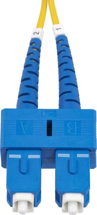 Produktbild StarTech com 10 Meter LWL Patchkabel SC SC (UPC) Singlemode OS2 Duplex, 9/125µm, 40G/100G, Biegeunem (CAT6, 10 m)