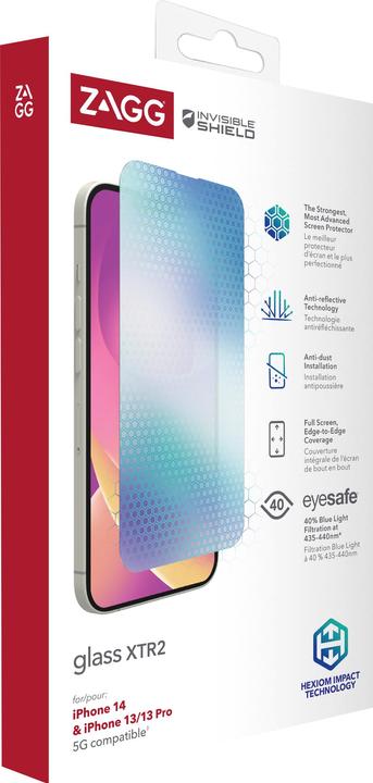 Actual product image Zagg Invisibleshield Glass Xtr Am (1 Piece, Apple iPhone 13)