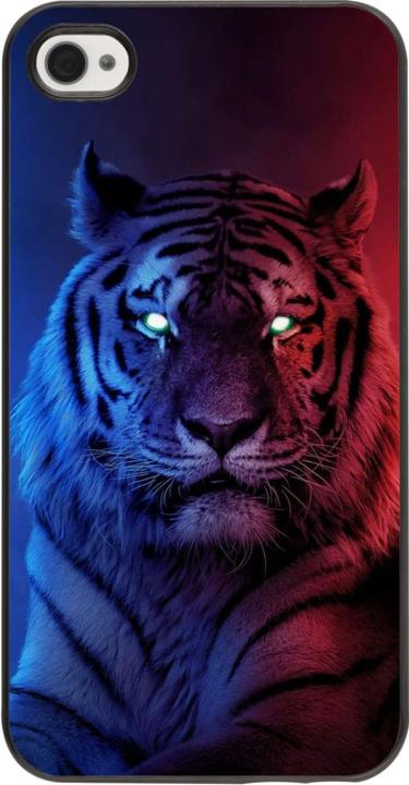 Image du produit PhoneLook Coque Tiger Blue Red (Apple iPhone 4)
