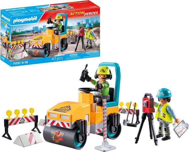 Produktbild Playmobil Strassenbaustelle (71751, Playmobil Action Heroes)