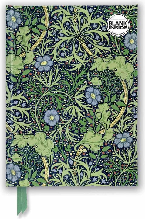 Produktbild William Morris: Seaweed (Foiled Blank Journal) (Blanko, Harter Einband)