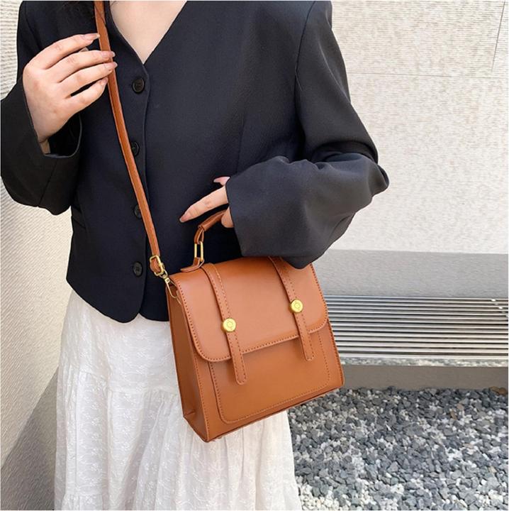 Actual product image Only-Bags.Store Vegan Leather 3-Way Backpack Satchel, Tan Backpack Satchel, 3-Way Backpack, Vegan Leather Backpack