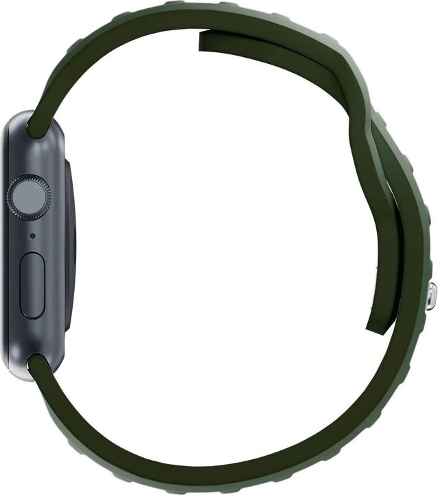 Immagine prodotto 3MK Cinturino in silicone Ciemnozielony/ Verde scuro dla Apple Watch 42/44/45/49mm (Acciaio inossidabile, Silicone)