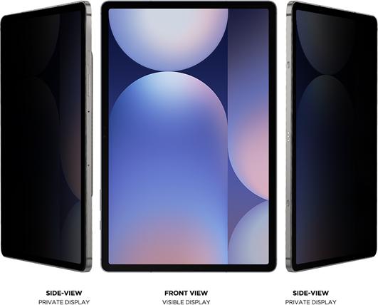 Produktbild Eiger Privacy Sichtschutz-Glas Standard Fit Mountain Glass Tablet Black (1 Stück, Galaxy Tab S8, Galaxy Tab S9 FE, Galaxy Tab S9, Galaxy Tab S7)