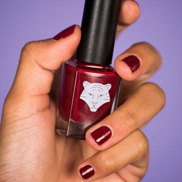 Produktbild All Tigers Veganer & natürlicher Nagellack (207 Bordeaux, Farblack)