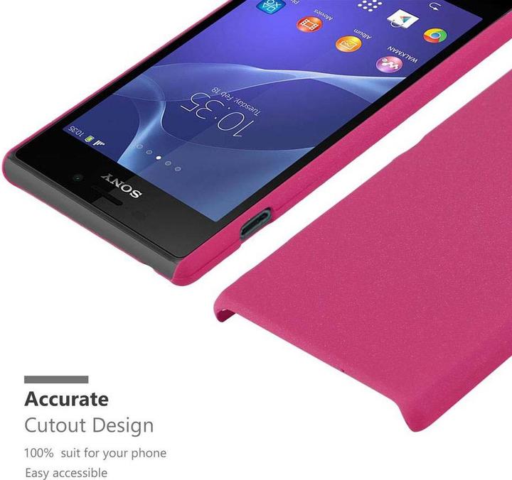 Image du produit Cadorabo Couverture rigide Frosty Cover (Sony Xperia M2, Sony Xperia M2 Aqua)