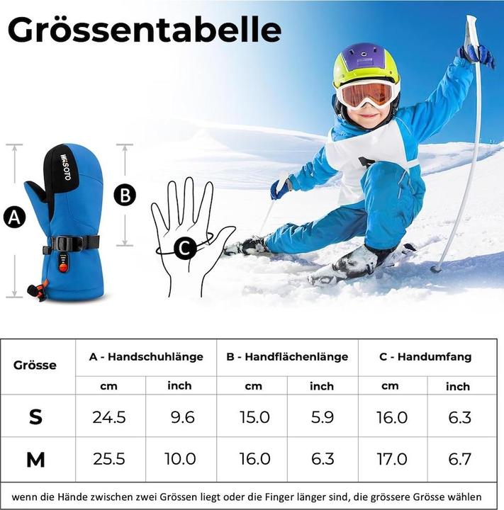 Produktbild Kiwikā Heizhandschuhe Kids (S)