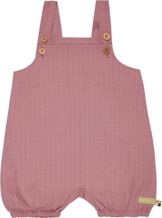 Actual product image loud + proud Short dungarees in fine check (80)