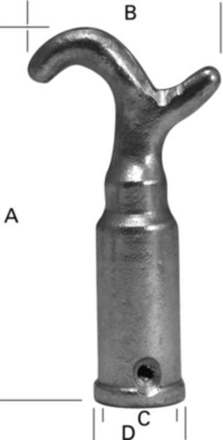 Actual product image Deni Stock hook