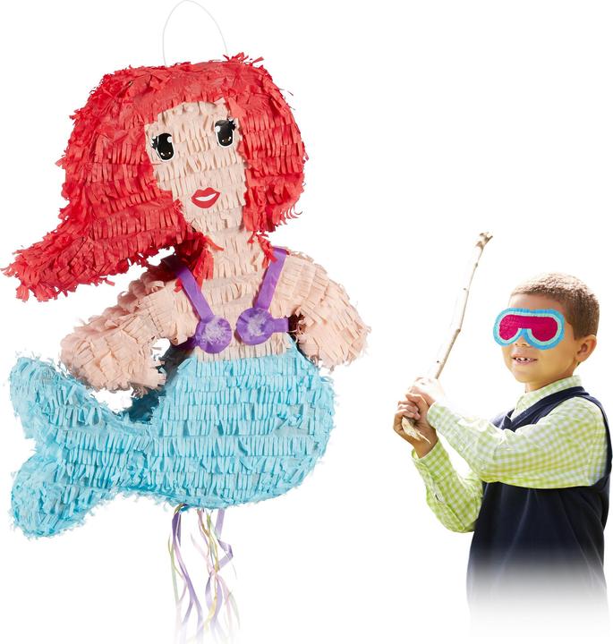 Produktbild Relaxdays Pinata Meerjungfrau