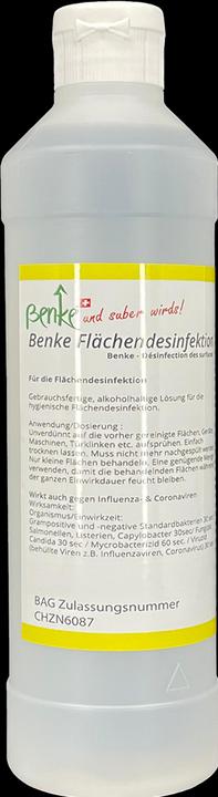 Actual product image Benke Surface disinfectant - Swiss Made - 500ml