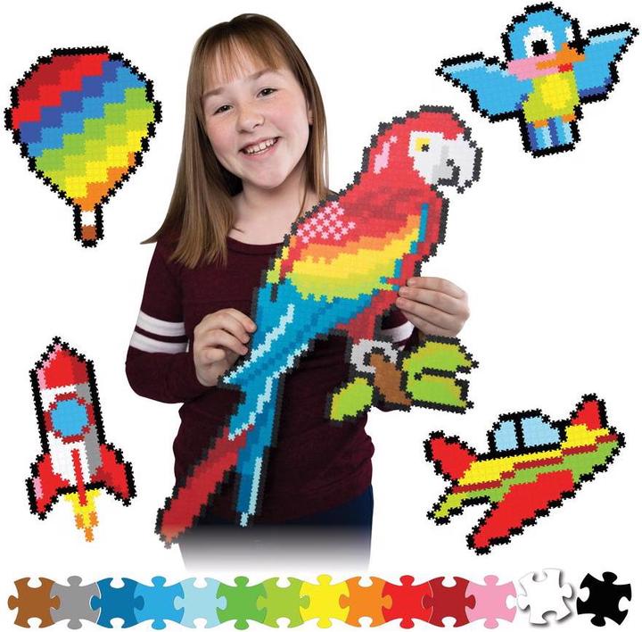 Produktbild Fat Brain Toys Jixelz Set Up in the Air (700 Teile)