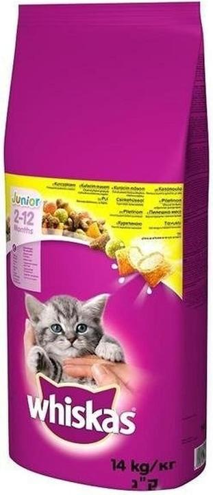 Produktbild Whiskas Junior dry food for kittens with chicken 14kg (Junior, 1 Stk., 14000 g)
