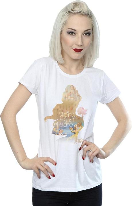 Immagine prodotto Disney Princess Belle Filled Silhouette Maglietta Donna (M)