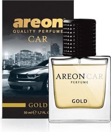 Actual product image Areon Car Perfume Gold 50 ml glass bottle