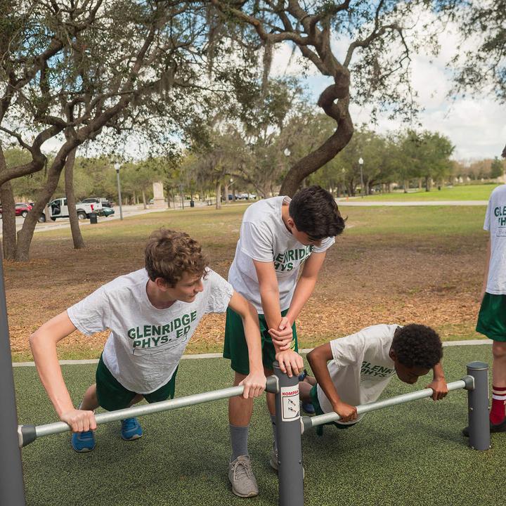 Image du produit Kompan Appareil de fitness d'extérieur Barre Push-Up