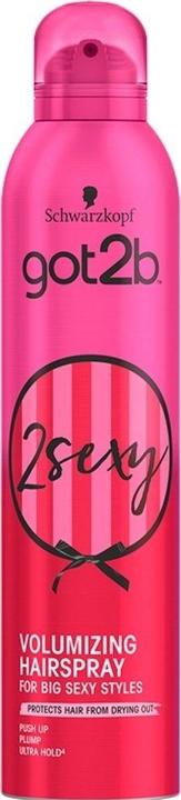 Produktbild Schwarzkopf Got2B - 2Sexy Volumizing Hairspray Hairspray For 300Ml Volume (300 ml)
