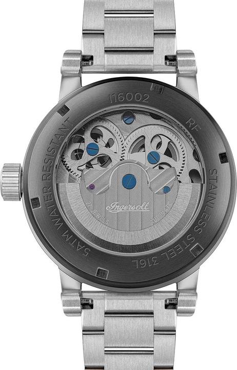 Produktbild Ingersoll 1892 Ingersoll I16002 Herrenuhr The Arc Automatik 44mm 5ATM (Skeleton-Uhr, 44 mm)
