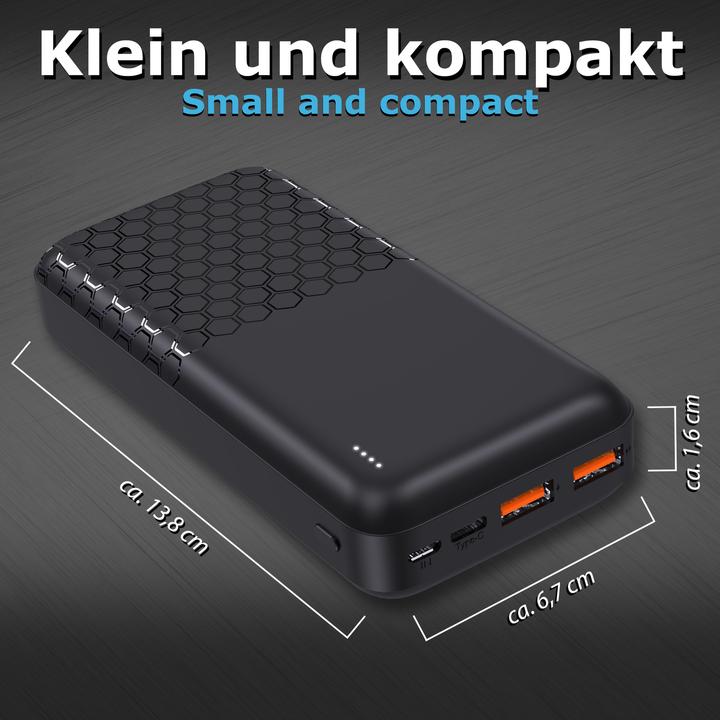 Actual product image Pedea Powerbank Trend Series (20000 mAh, 20 W, 74000 Wh)