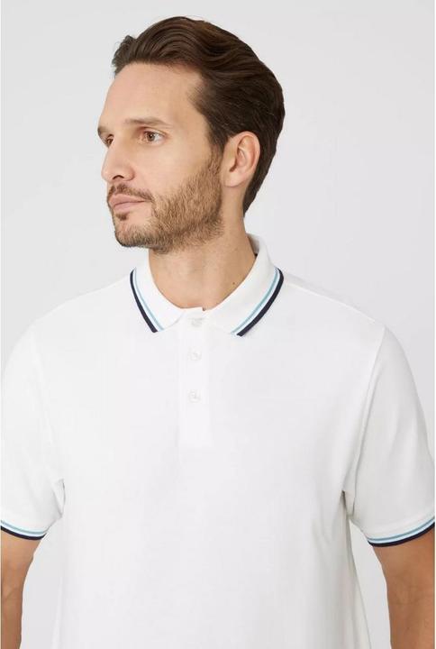Actual product image Universal Textiles Pique Tipped Polo Shirt (XL)