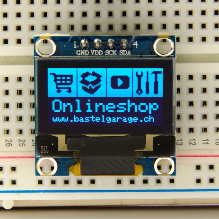 Image du produit Purecrea Écran OLED bleu I2c 128x64 0,96