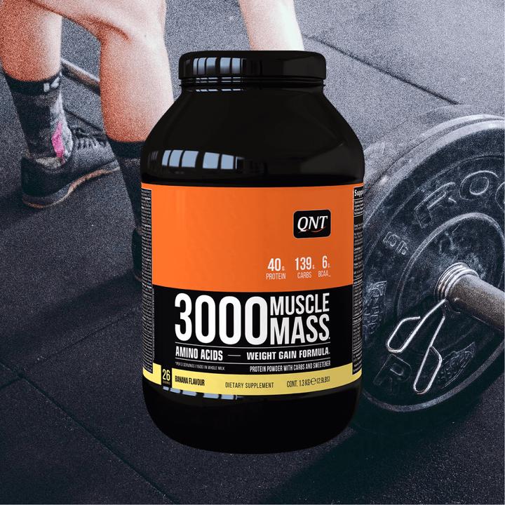 Produktbild QNT 3000 Muscle Mass Gainer 1.3kg (Banane, 1 Stk., 1300 g)