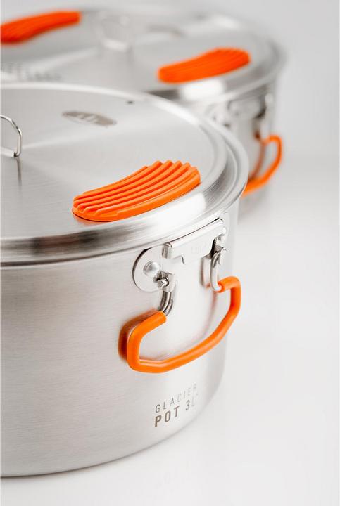 Actual product image GSI Glacier Stainless Base Camper Medium Cookware