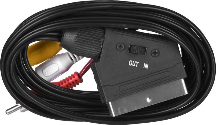 Produktbild Savio CL-133 SCART-Kabel SCART (21-pin) 3 x RCA Mehrfarben (2 m)