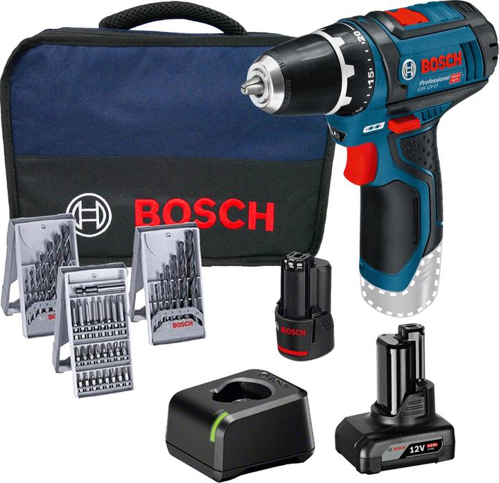 Actual product image Bosch Professional GSR 10.8-2-LI Set (Rechargeable battery operated)