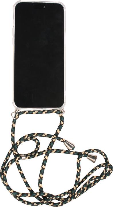 Immagine prodotto PhoneLook Paraurti in gel trasparente con laccio Vert / or (Apple iPhone 16 Pro)