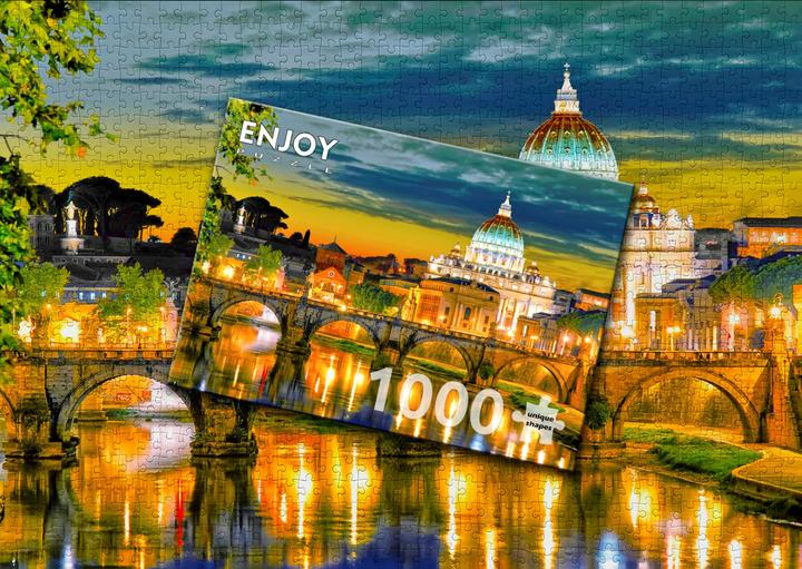 Actual product image Enjoy Puzzle ENJOY-2073 - Saint Peter's Basilica, Vatican, jigsaw puzzle, 1000 pieces (1000 pieces)