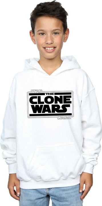 Produktbild Star Wars Clone Wars Logo Kapuzenpullover Jungen (128)