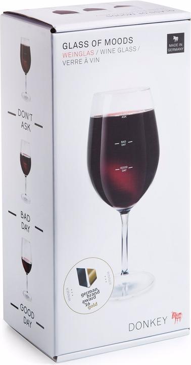Immagine prodotto Donkey Products Vetro degli stati d'animo (56 cl, 1 Occhiali, Bicchieri da vino rosso)