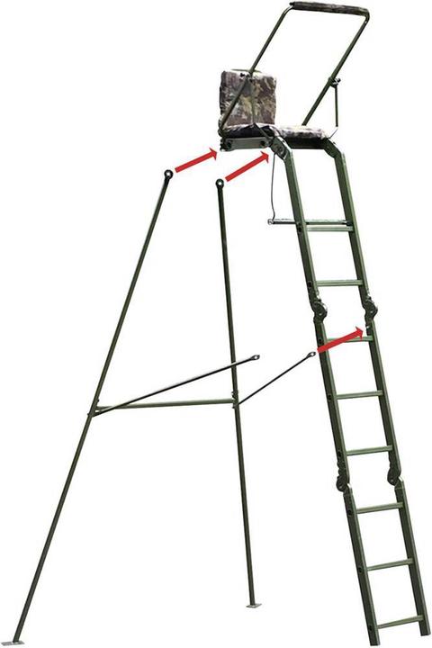 Produktbild Berger & Schröter Ansitzleiter Erweiterungsset freistehend