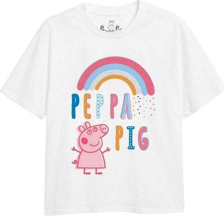 Peppa Pig Girls Doodle Outline T-Shirt (116)