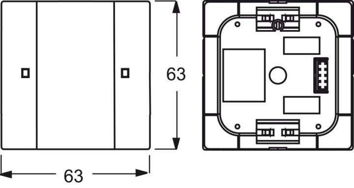 Produktbild Busch-Jaeger Bedienelement 1/2fach