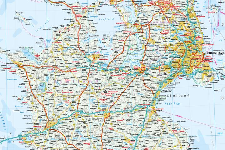 Produktbild Landkarte Dänemark / Denmark (1:300.000)