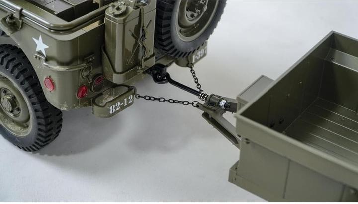 Immagine prodotto RocHobby Rimorchio per 1941 MB Willys Jeep, 1:6 (RTR pronto all'uso)